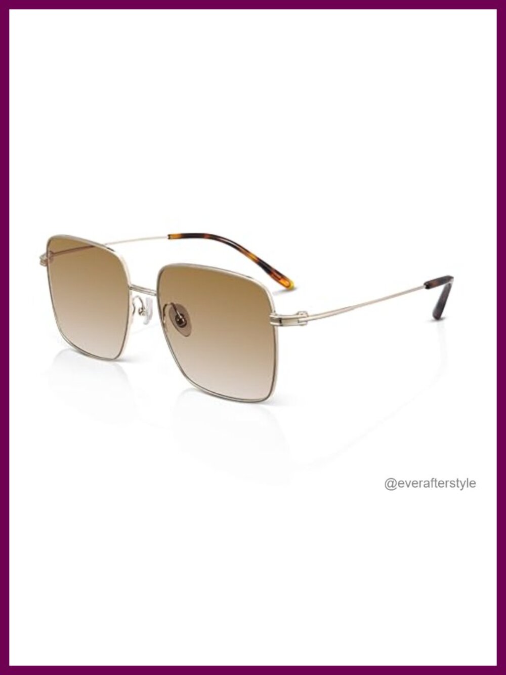 Oversized Square Sunglasses UV400 Polarized Beta-Titanium Full Frame